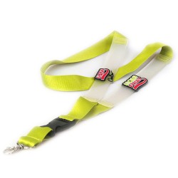 Customised Polyester lanyard with PVC strip