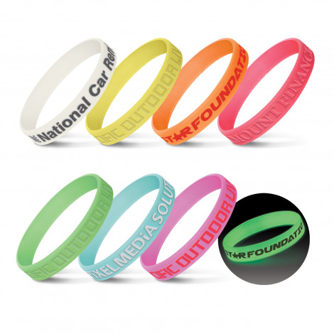 Glow in the dark wristbands