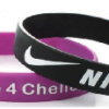 printed silicone wrist band