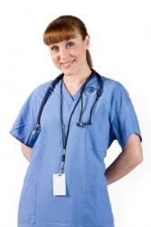 Nurse Wearing Lanyard
